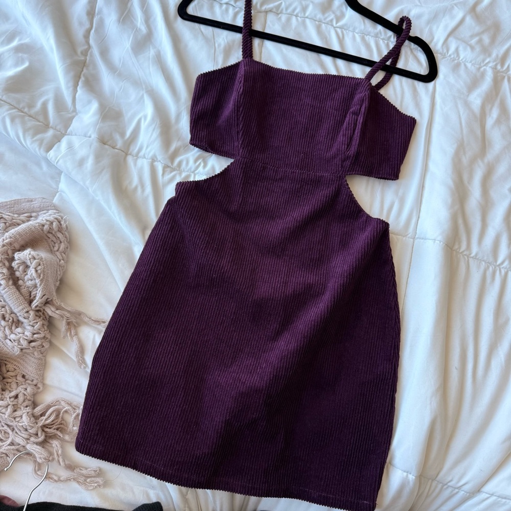 Elegant Purple Women's Dress